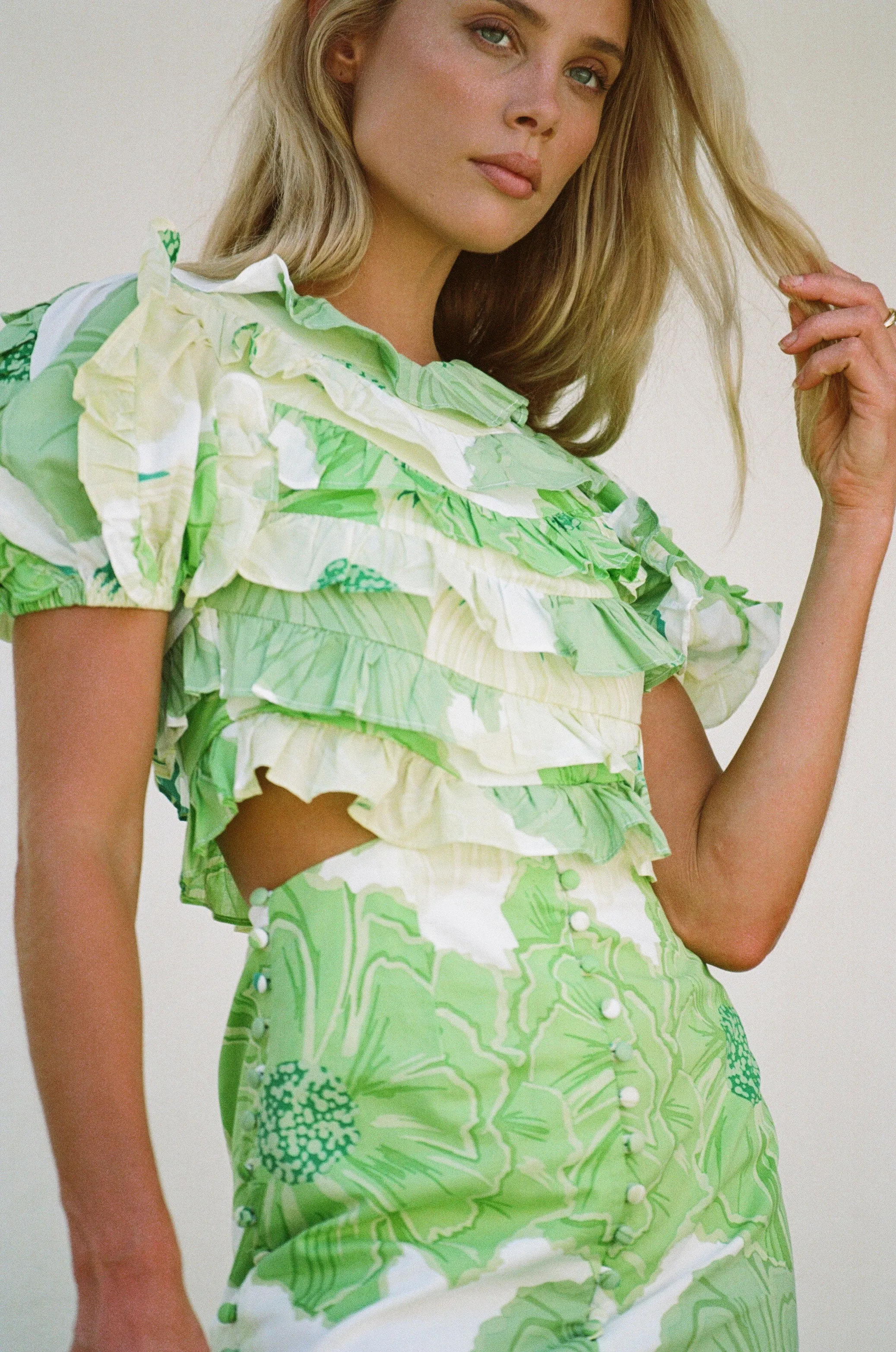 SAMPLE-Pierre Frill Dress - SABO