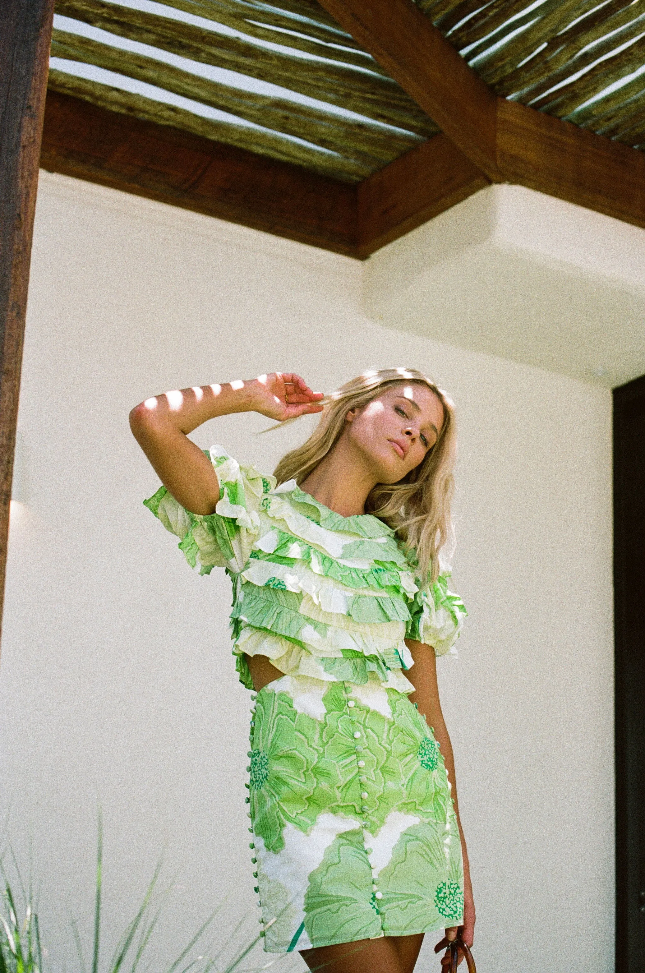 SAMPLE-Pierre Frill Dress - SABO