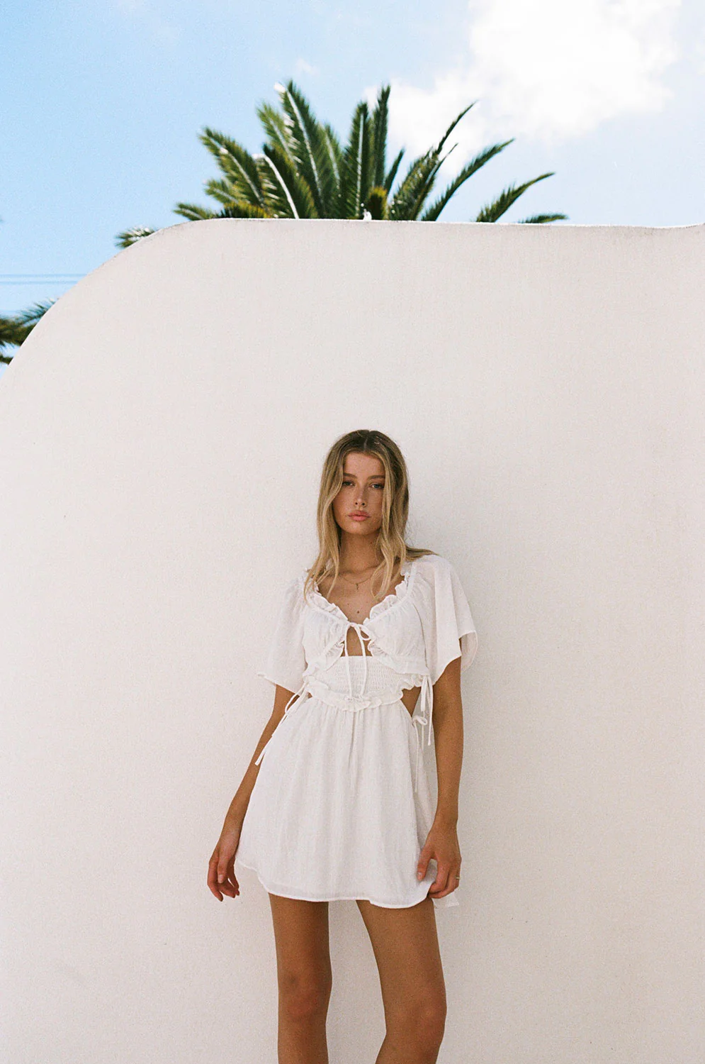 SAMPLE-Rica Frill Dress - SABO